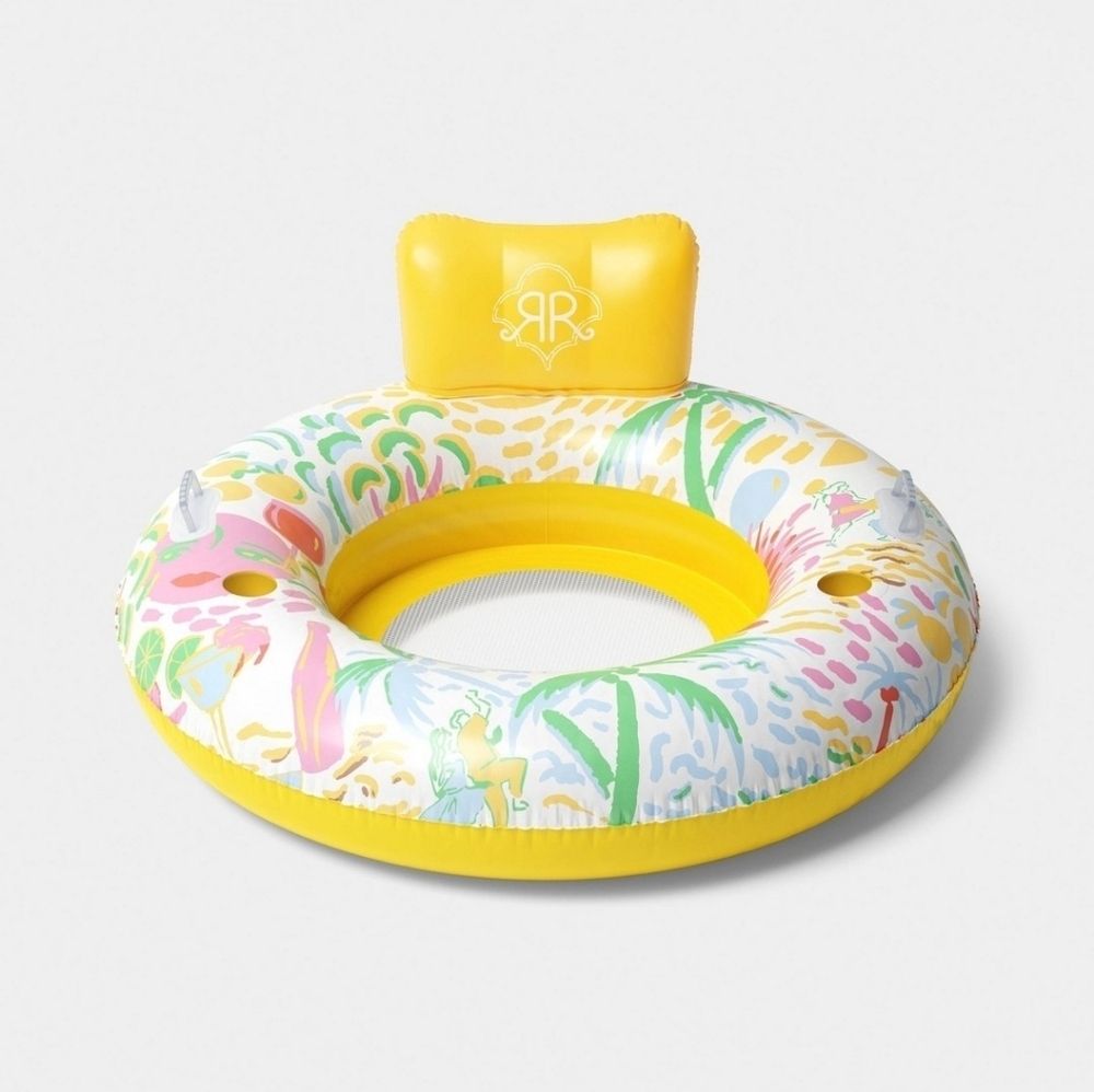 Vacation Round Pool Float Roller Rabbit x Target  - Picture 3 of 3